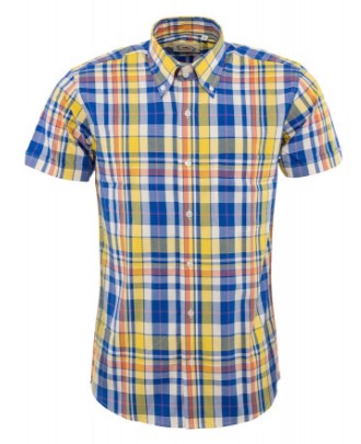 Relco - Mens Short Sleeved Button Down Shirts