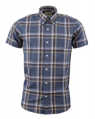 Relco - Mens Short Sleeved Button Down Shirts