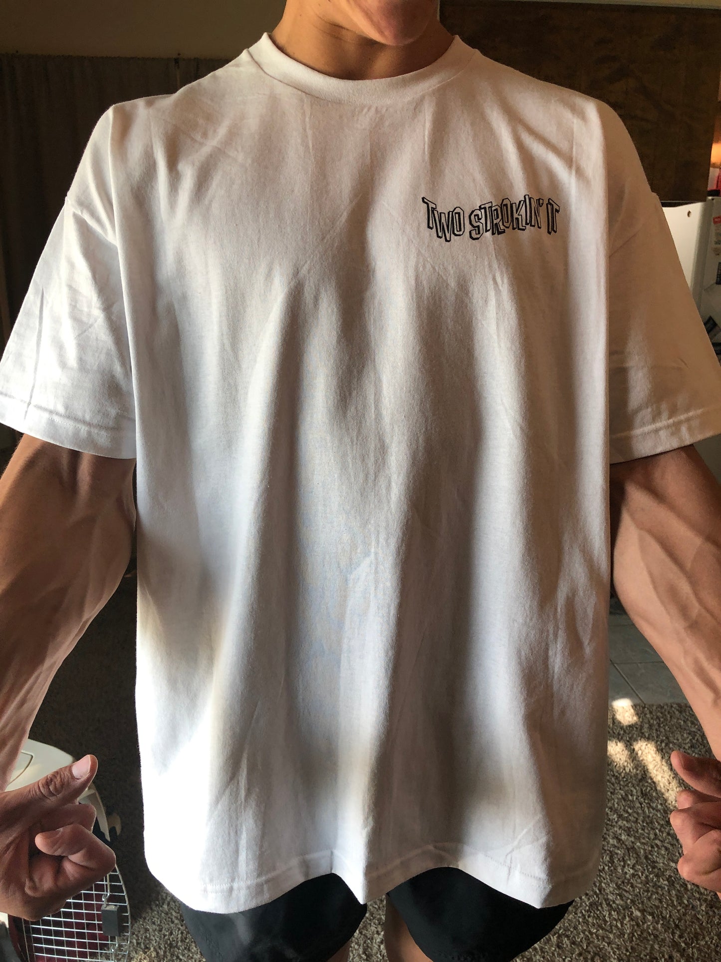 Men’s Original Two Strokin’ It T-shirt - Back Print