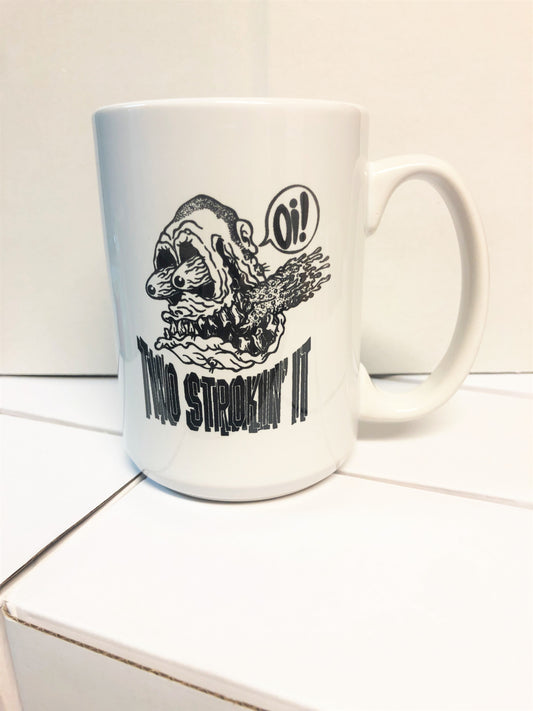 Two Strokin' It Coffee Mug