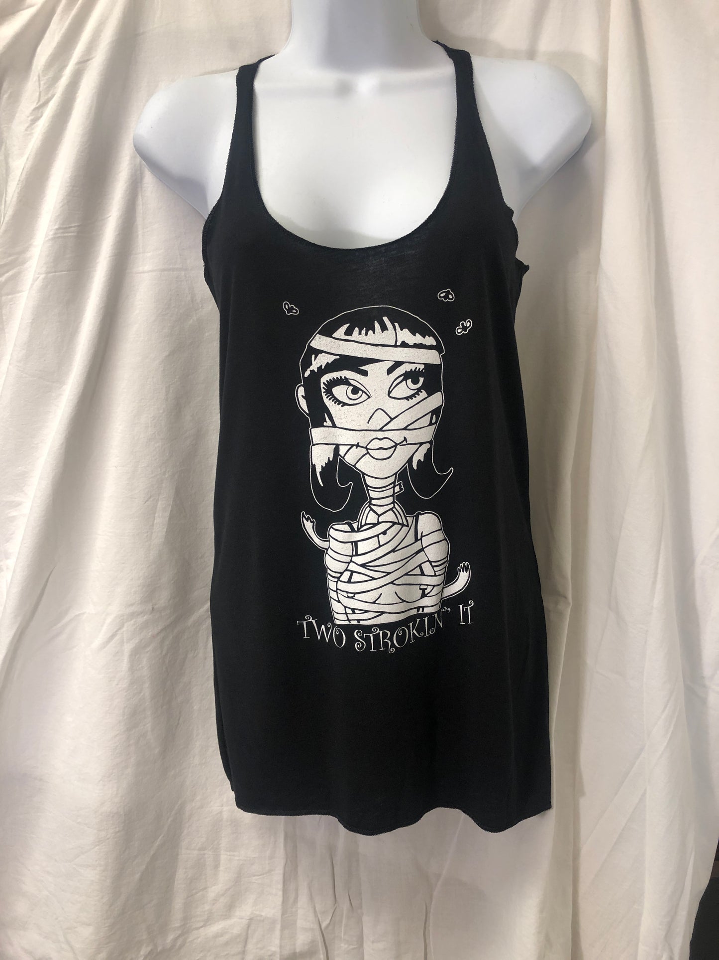 Women's Two Strokin’ It Mummy Byrd Tank Top