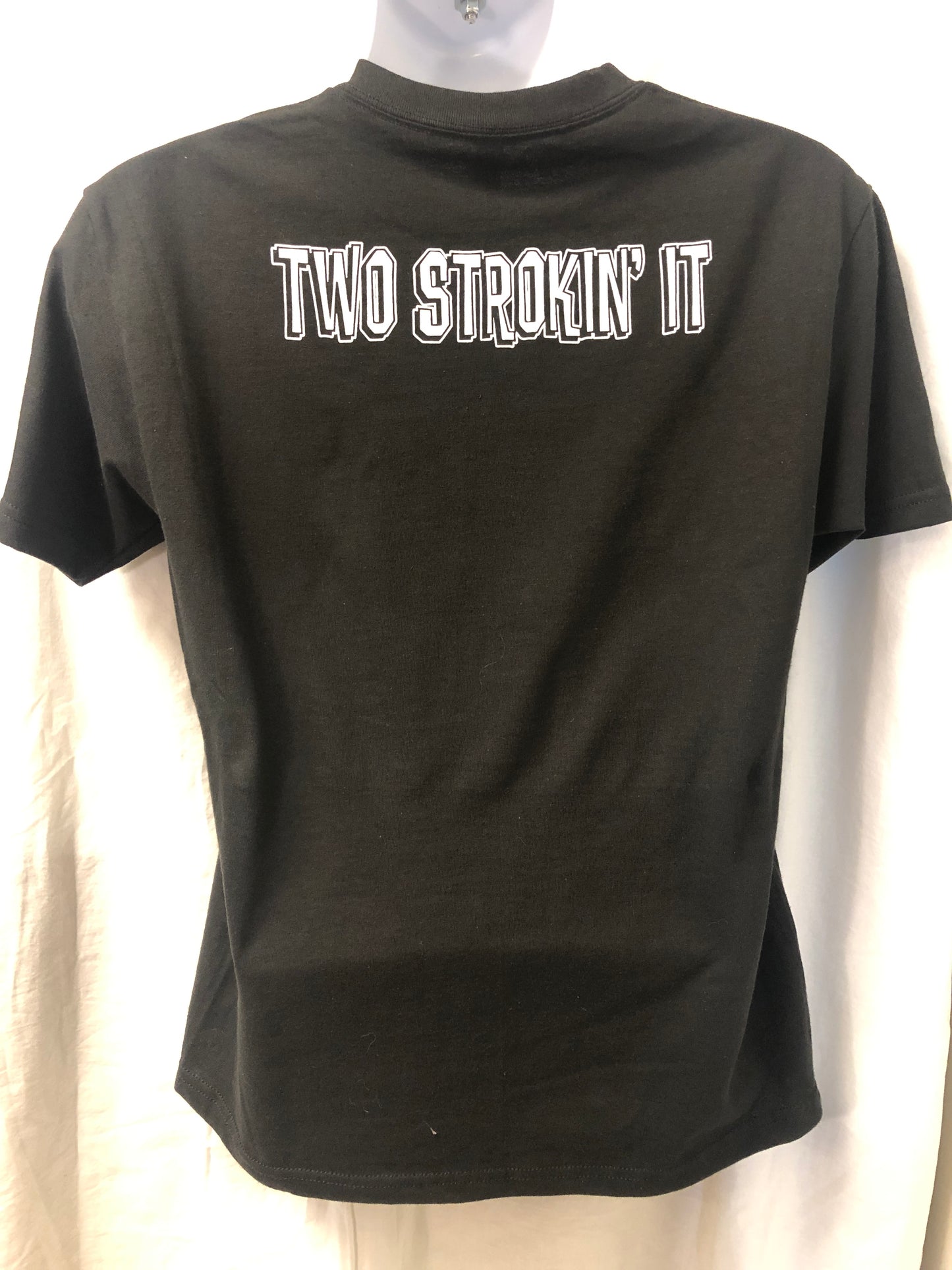 Two Strokin' It - Byrd and Logo Short Sleeve T-shirt