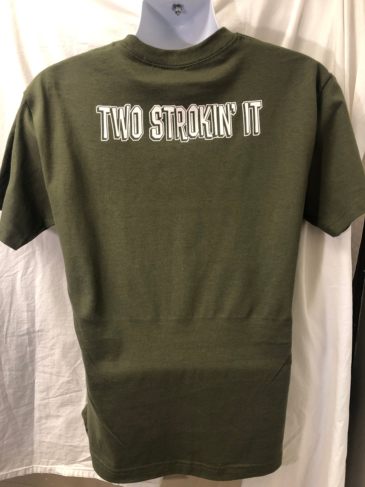 Two Strokin' It - Byrd and Logo Short Sleeve T-shirt