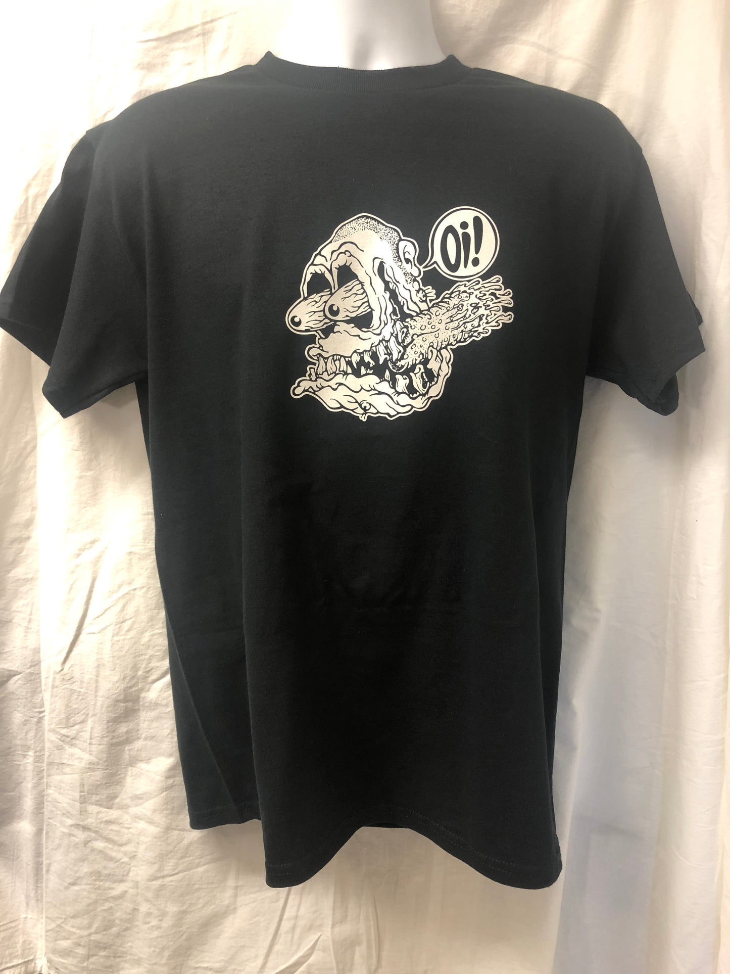 Two Strokin' It - Oi! and Logo Short Sleeve T-shirt