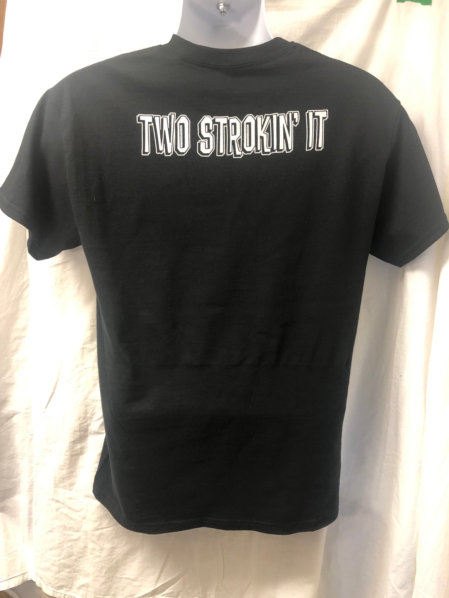 Two Strokin' It - Oi! and Logo Short Sleeve T-shirt