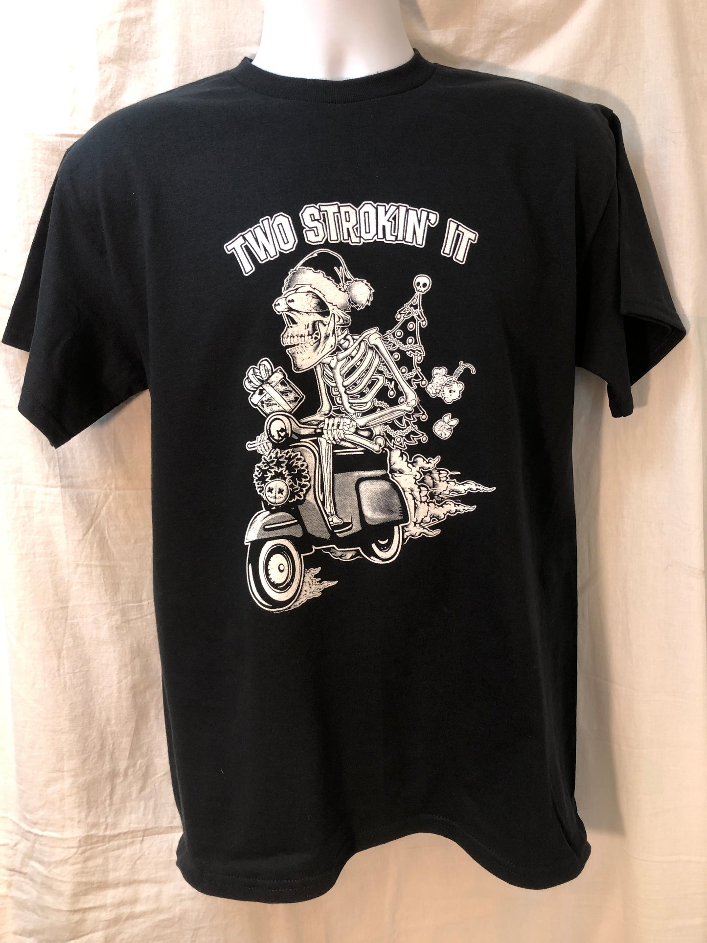 Two Strokin' It - Seasons Greetings Short Sleeve T-shirt