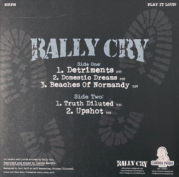 Rally Cry EP - S/T 12" Vinyl