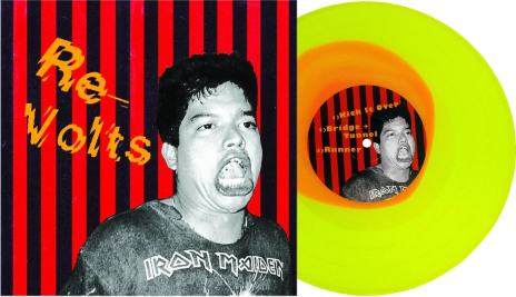Re-Volts - S/T 10" Vinyl - Halloween Orange Inside Highlighter Yellow Color-In-Color