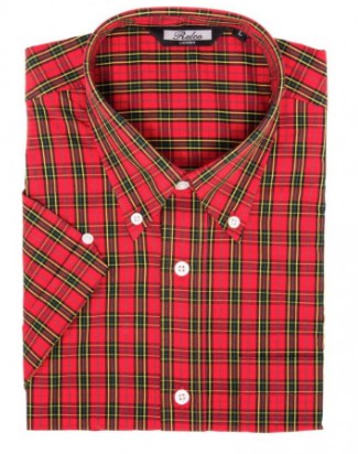Relco - Mens Short Sleeved Button Down Shirts