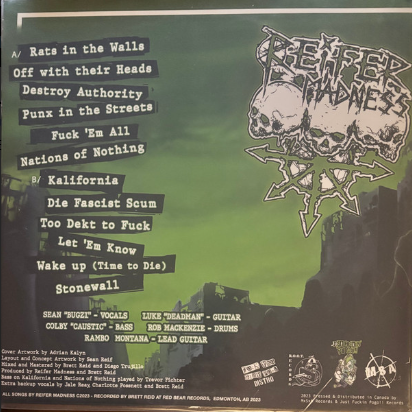 Reifer Madness - Destroy Authority Limited 12" Vinyl - Clear