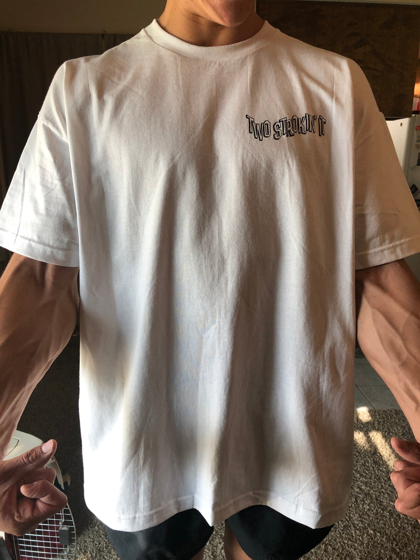 Men’s Original Two Strokin’ It T-shirt - Back Print