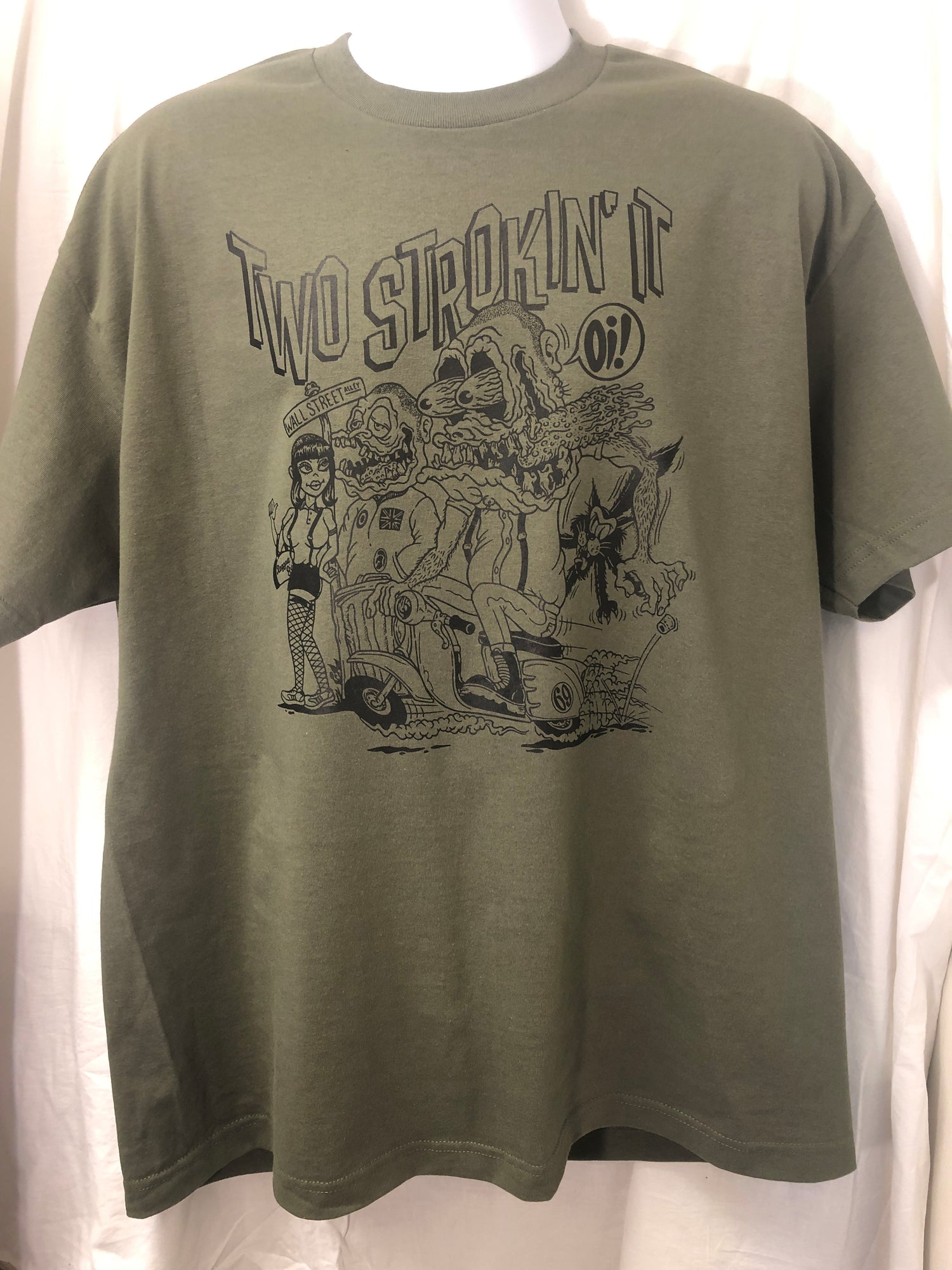 Skinhead Girl Scooter Oi Way of Life T-shirt