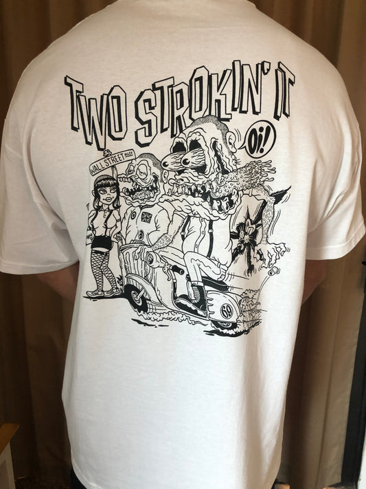 Men’s Original Two Strokin’ It T-shirt - Back Print