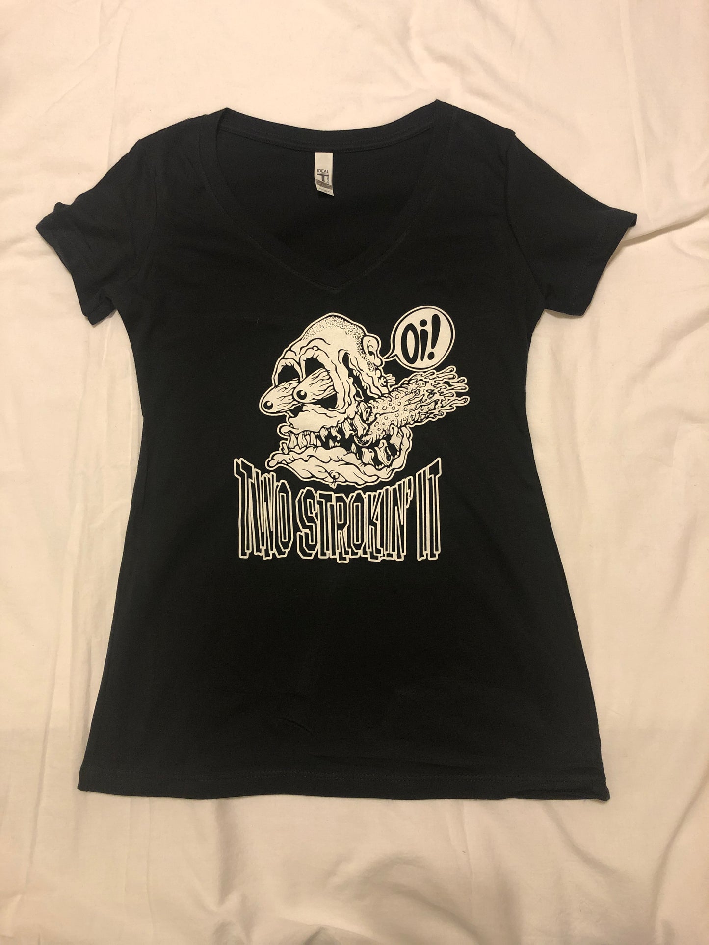Women’s Two Strokin’ It V-Neck T-Shirt