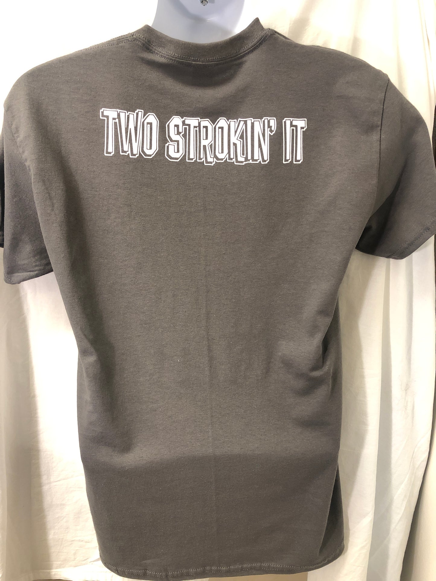 Two Strokin' It - Byrd and Logo Short Sleeve T-shirt