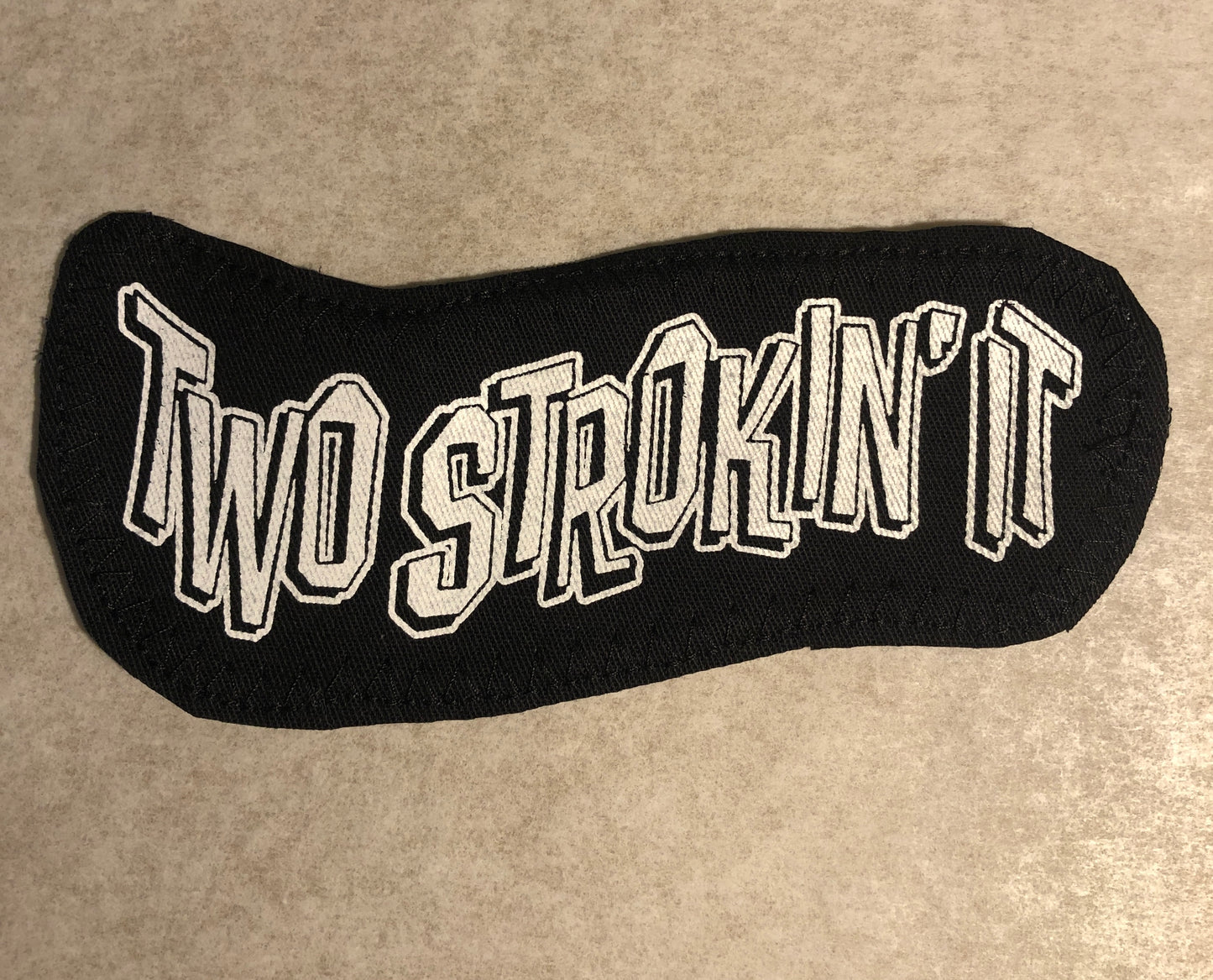 Two Strokin' It - Small Flag Patch